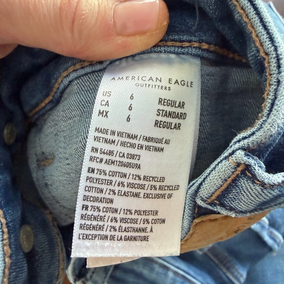 American Eagle Outfitters Blue Women's Jeans - Picture 3 of 3